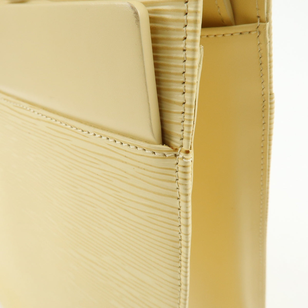 Louis Vuitton Croisette Epi Leather Yellow Leather Tote Bag Bag (Pre-Owned)