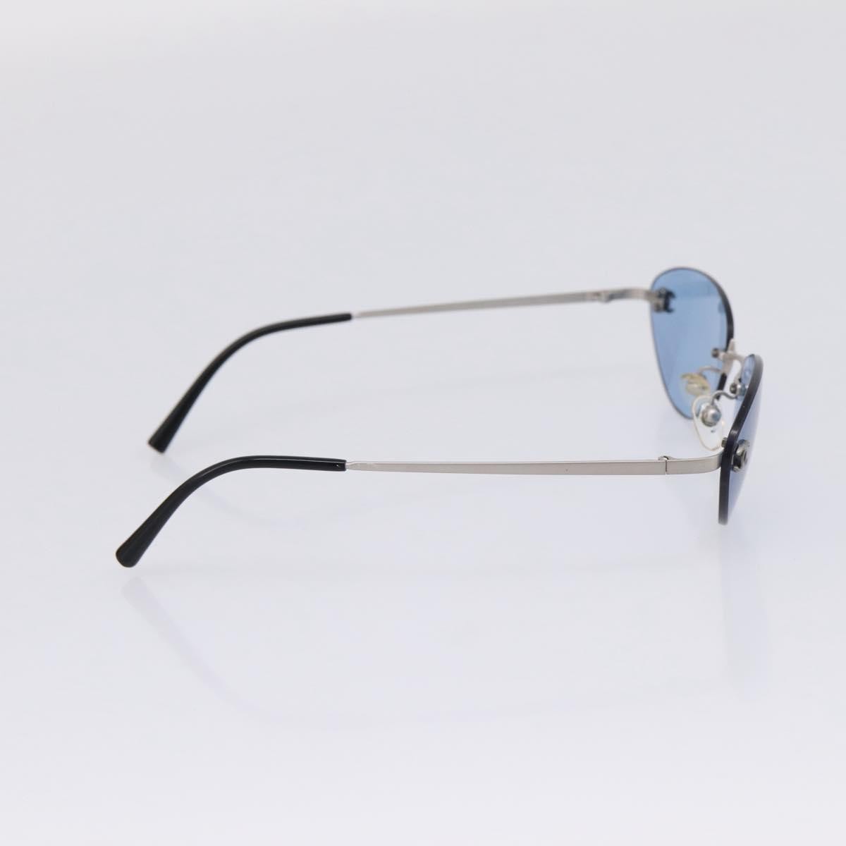 Chanel Logo Cc Metal Silver Metal Sunglasse Accessory (Pre-Owned)