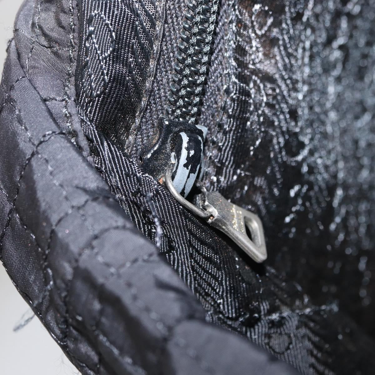 Prada Vintage Tessuto Black Nylon Handbag (Pre-Owned)