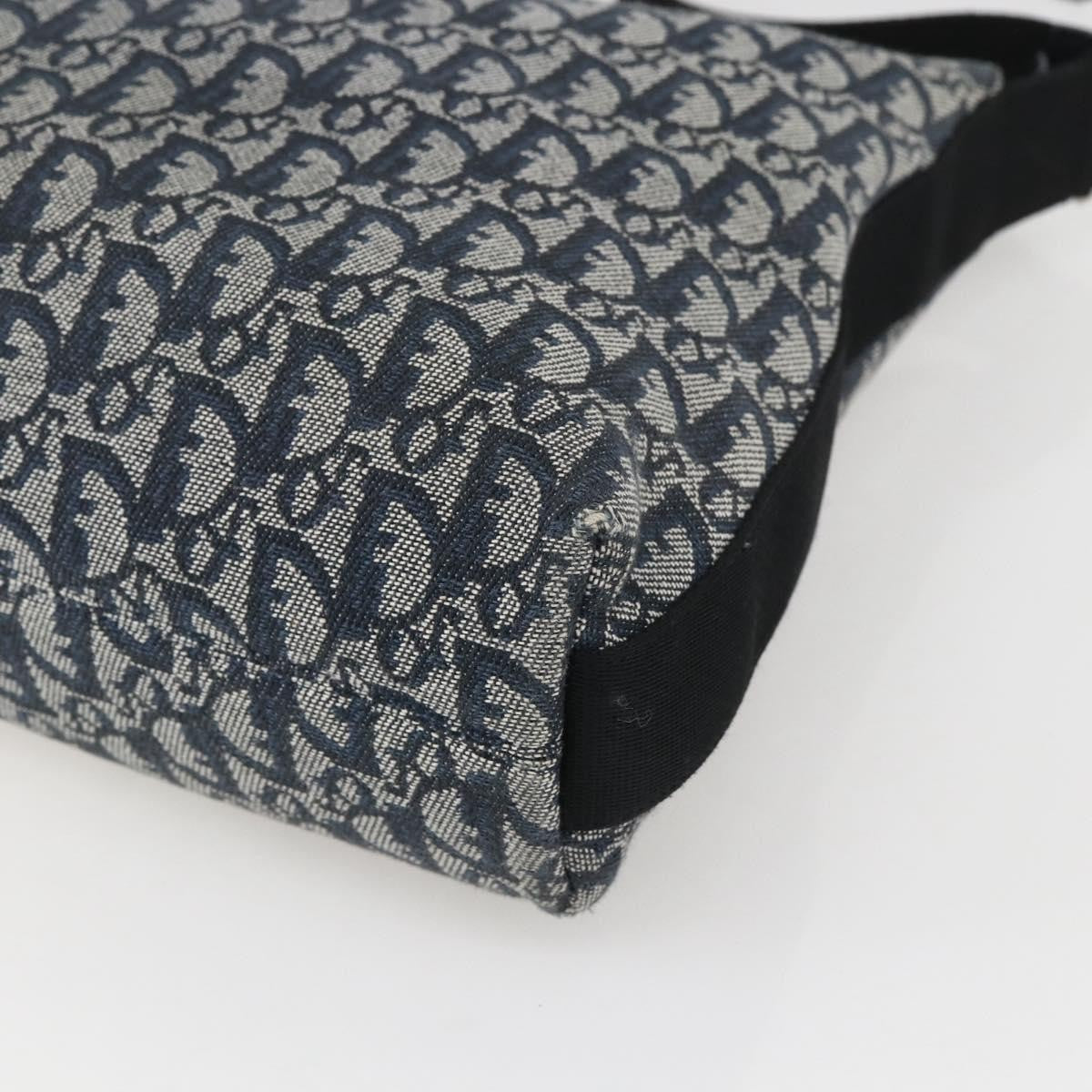 Christian Dior Vintage Trotter Canvas Navy Canvas Shoulder Bag Bag (Pre-Owned)