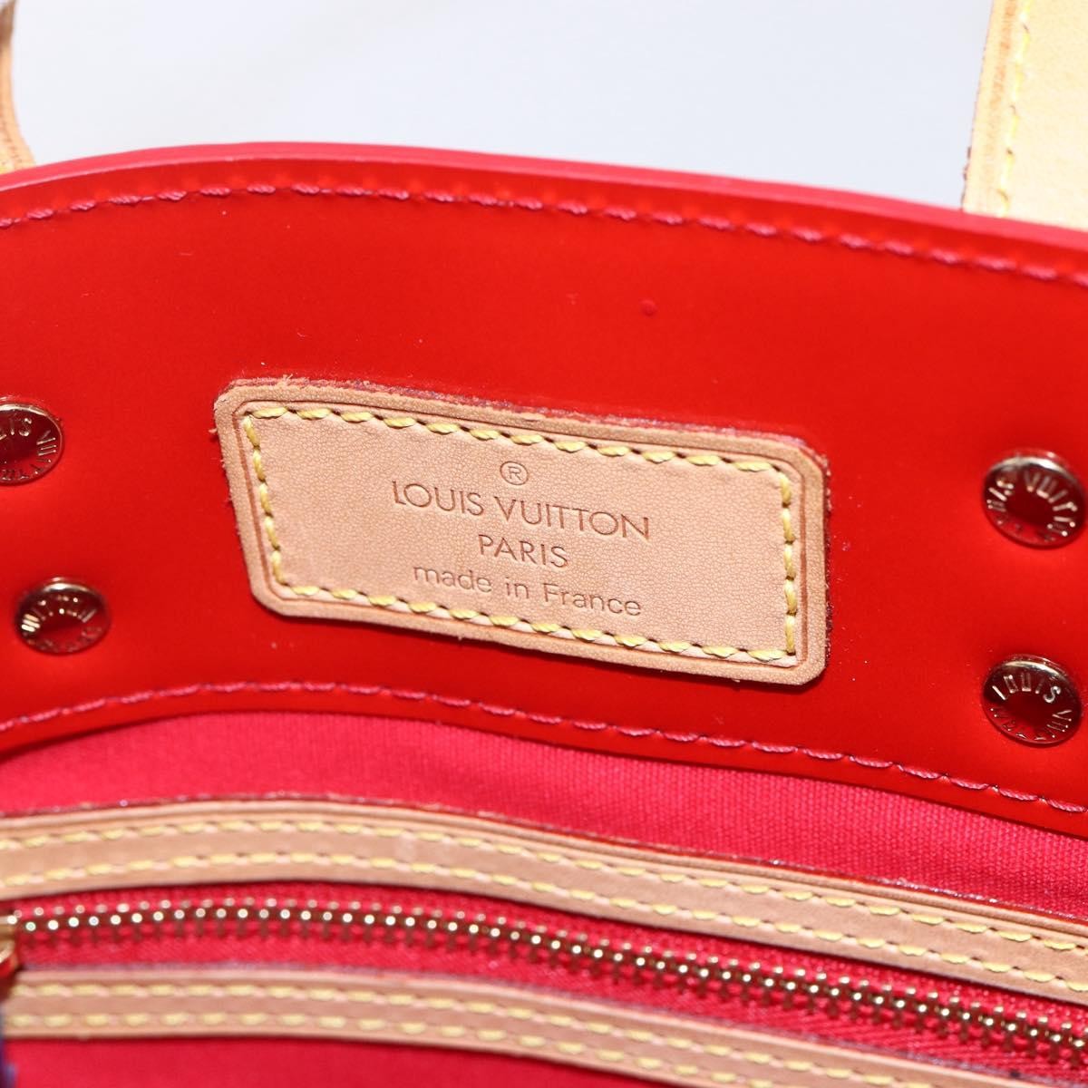 Louis Vuitton Reade Monogram Vernis Red Patent_Leather Handbag (Pre-Owned)