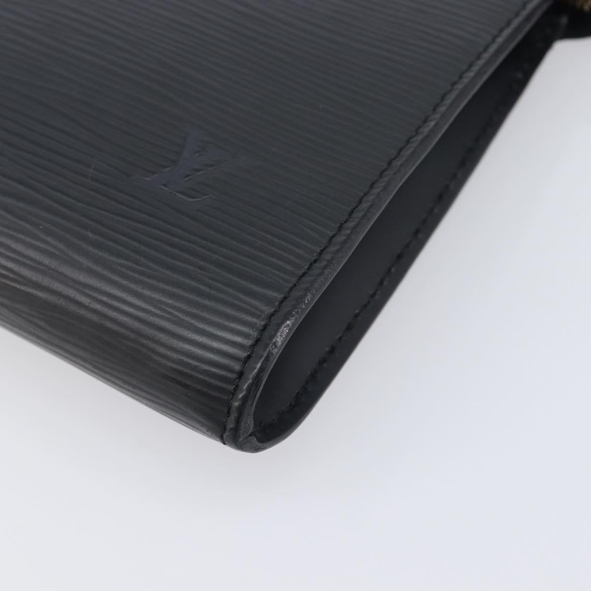 Louis Vuitton Pochette Accessoires Epi Leather Black Leather Clutche & Pouche Bag (Pre-Owned)