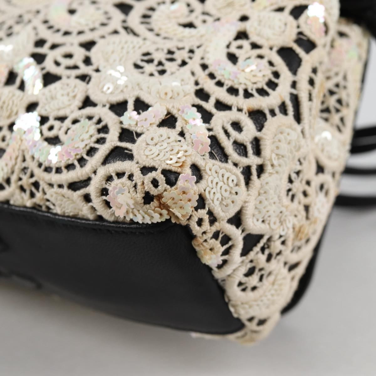 Chanel Floral Cc Flap Quilted Printed Silk White Leather Shoulder Bag Bag (Pre-Owned)