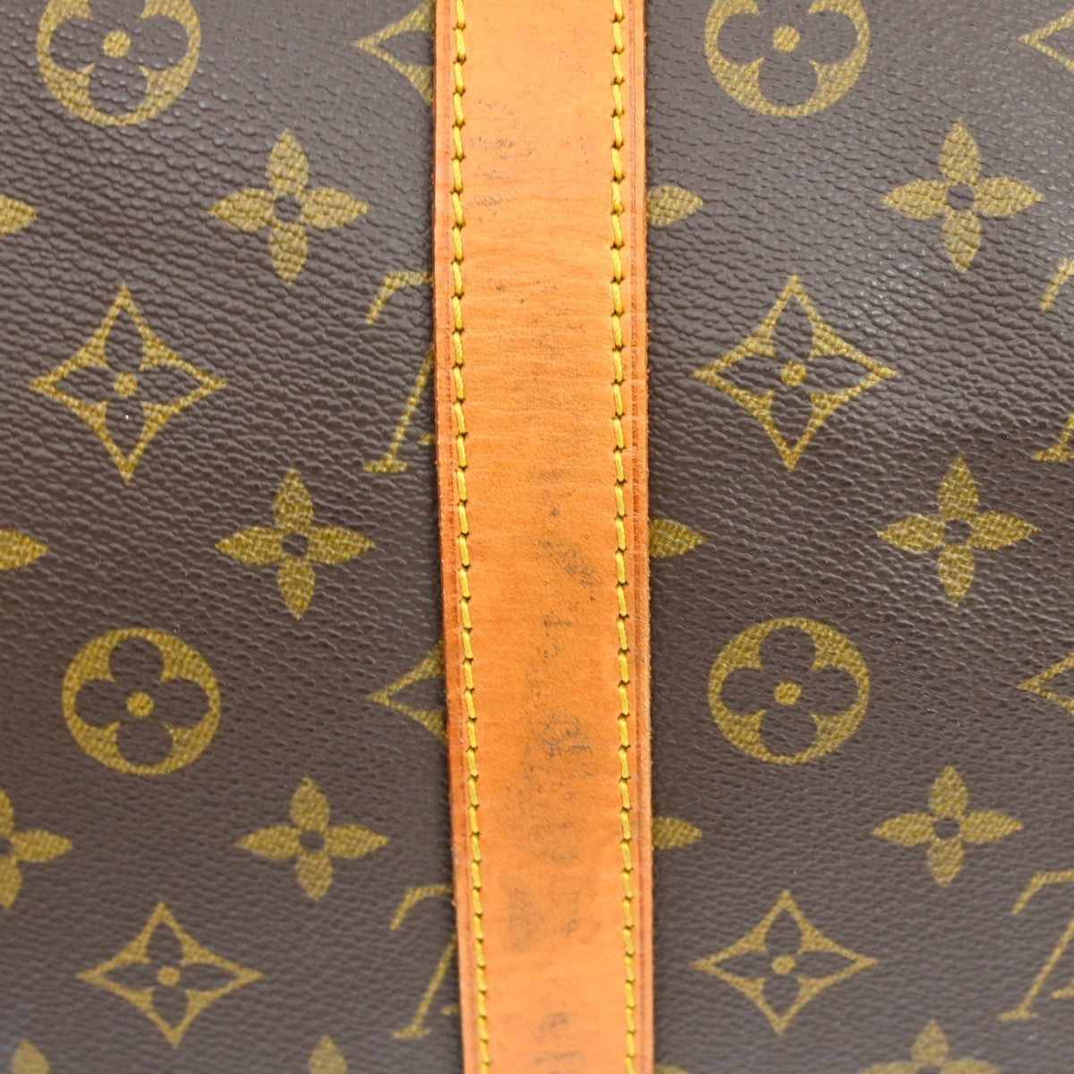 Louis Vuitton Keepall Monogram Brown Canvas Travel Bag Bag (Pre-Owned)