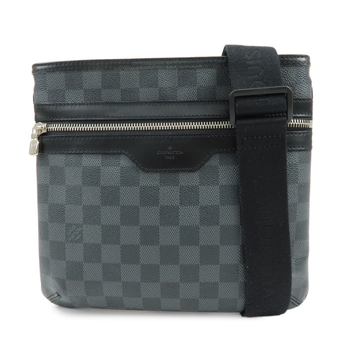 Louis Vuitton Thomas Damier Graphite Black Canvas Handbag (Pre-Owned)