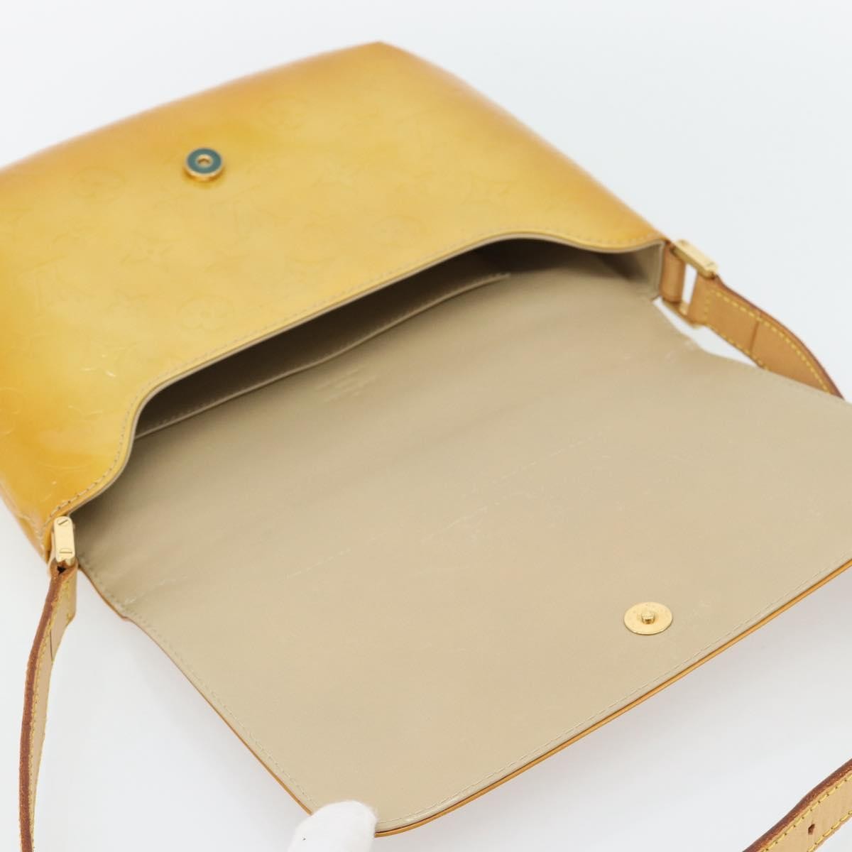 Louis Vuitton Thompson Street Monogram Vernis Yellow Patent_Leather Shoulder Bag Bag (Pre-Owned)