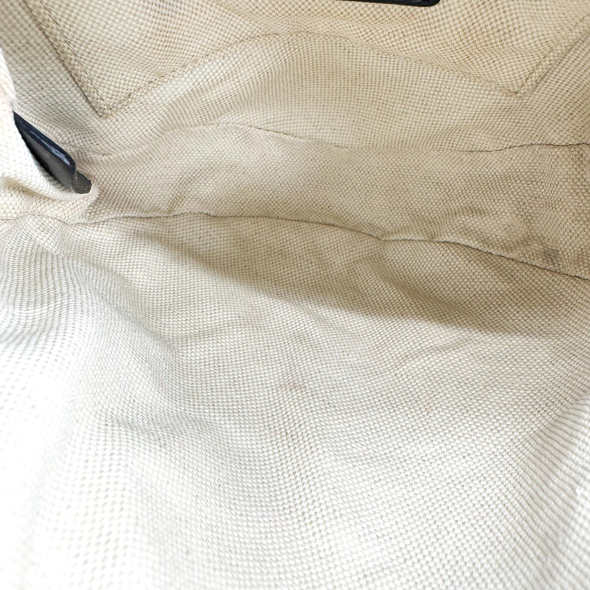 Christian Dior Baby Ball Oblique Canvas Beige Canvas Crossbody Bag Bag (Pre-Owned)