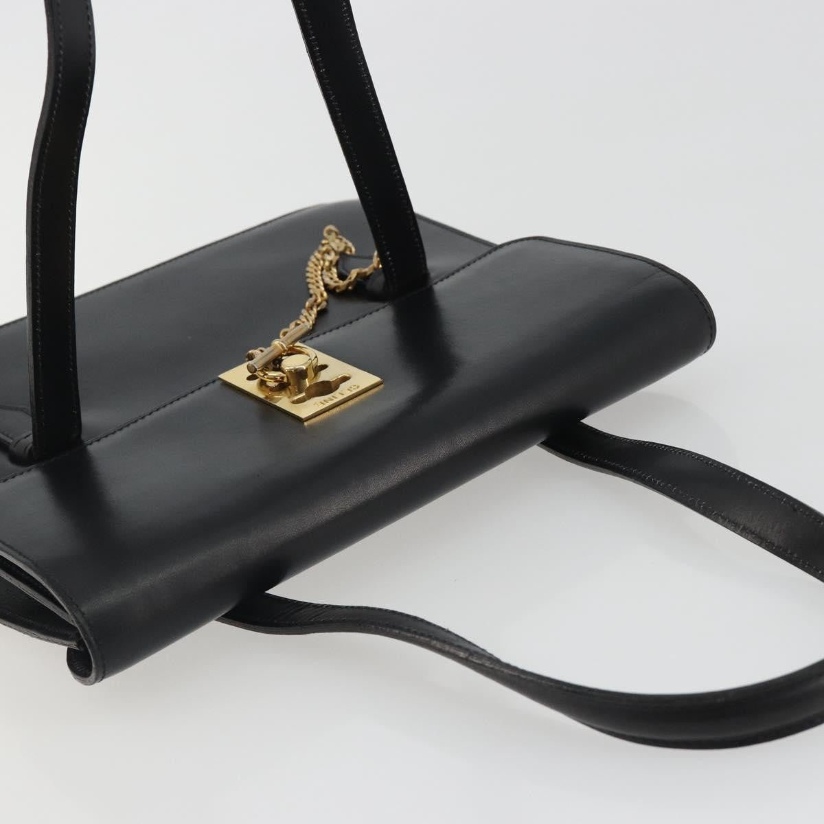 Celine Handbag Leather Black Leather Handbag (Pre-Owned)