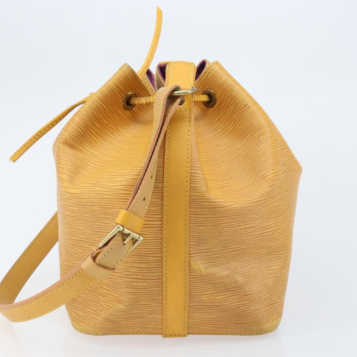 Louis Vuitton Petit Noe Nm Epi Leather Yellow Leather Shoulder Bag Bag (Pre-Owned)