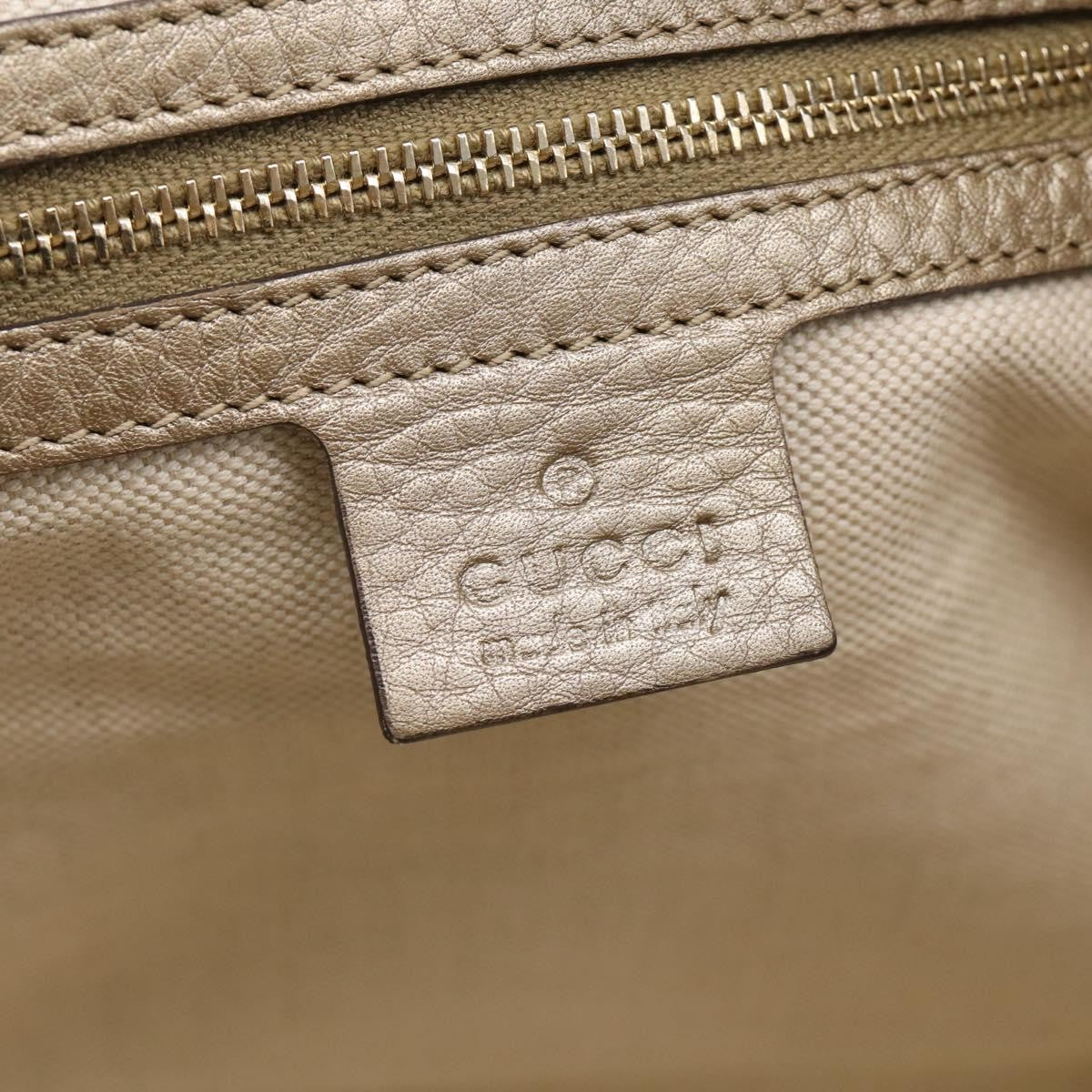 Gucci Bella Convertible Top Handle Gg Canvas Beige Canvas Handbag (Pre-Owned)