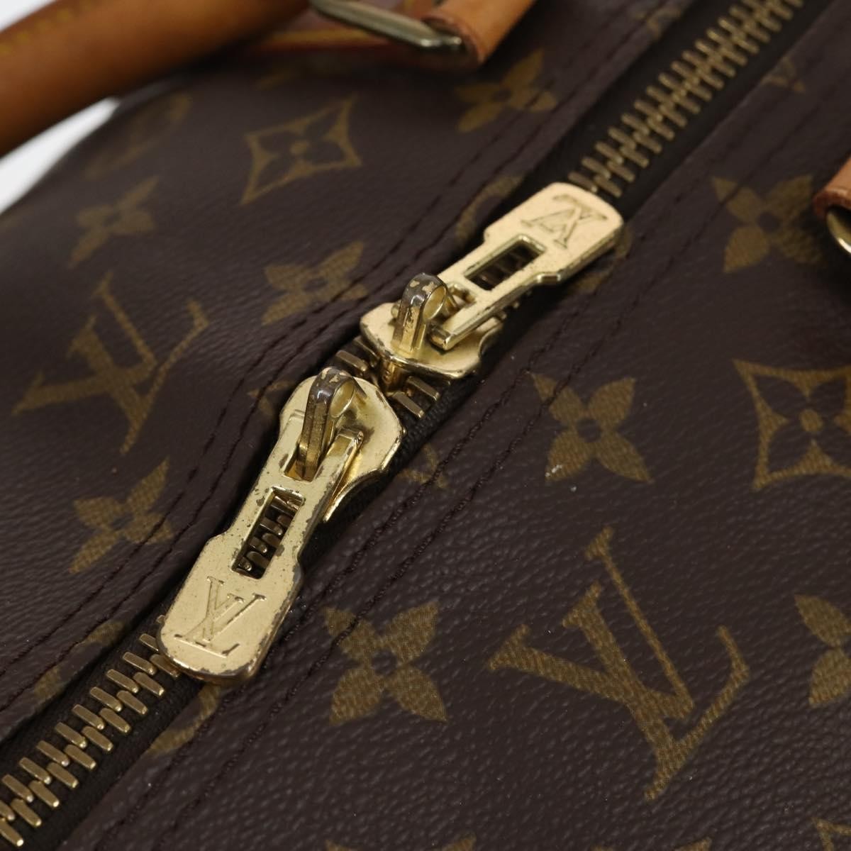 Louis Vuitton Keepall Monogram Canvas Brown Canvas Travel Bag Bag (Pre-Owned)