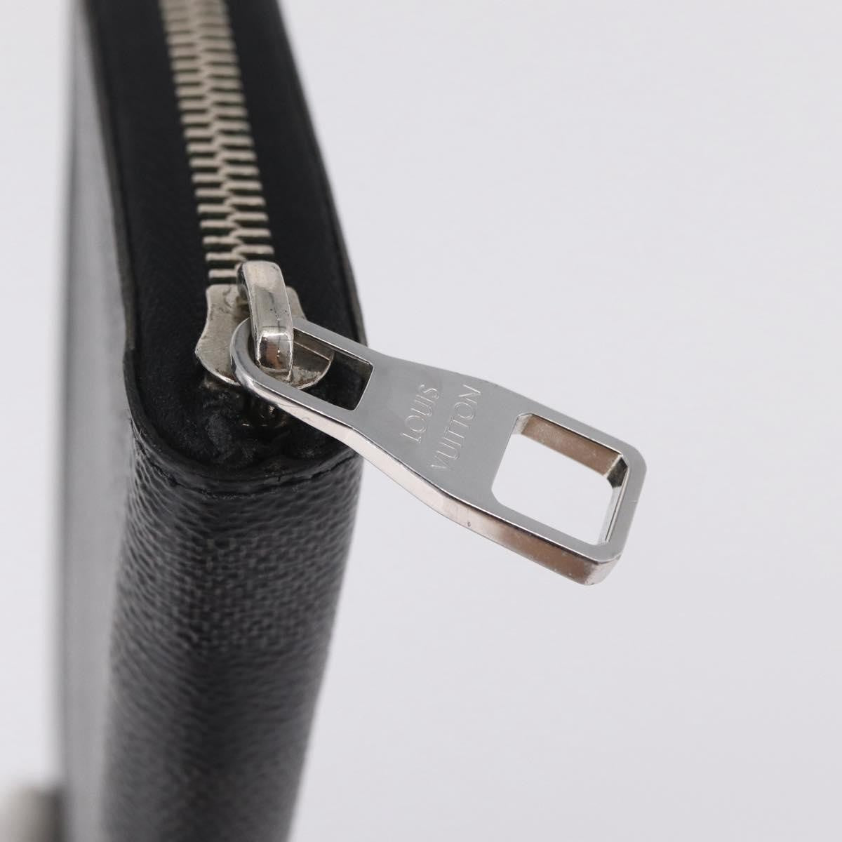 Louis Vuitton Zippy Damier Graphite Gray Canvas Wallets Accessory (Pre-Owned)