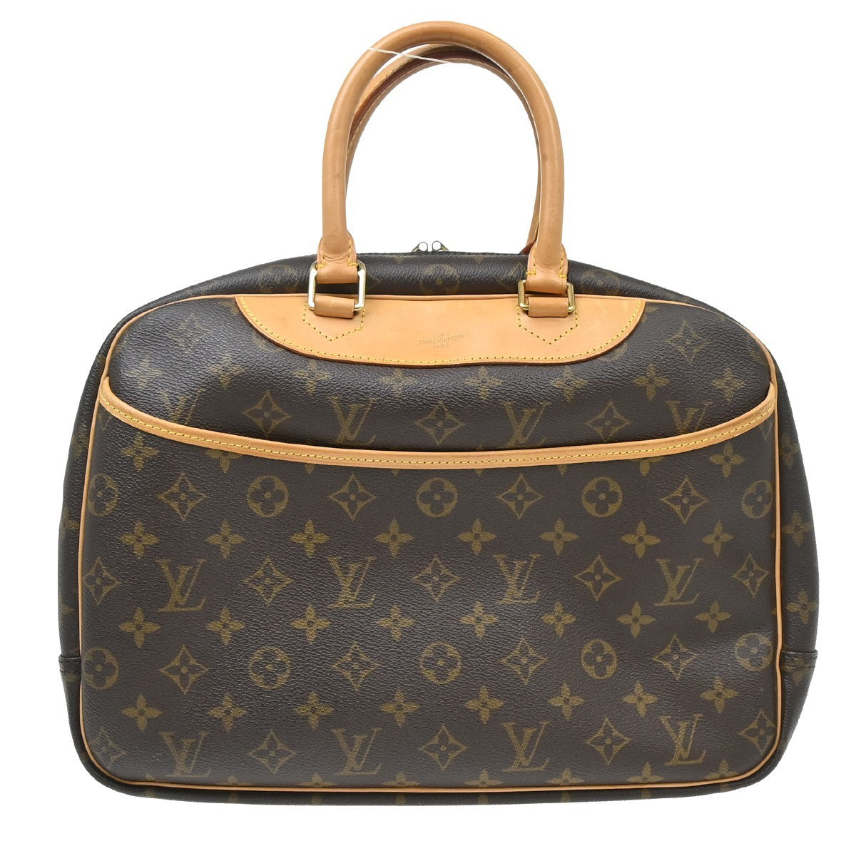 Louis Vuitton Deauville Monogram Canvas Brown Canvas Handbag (Pre-Owned)