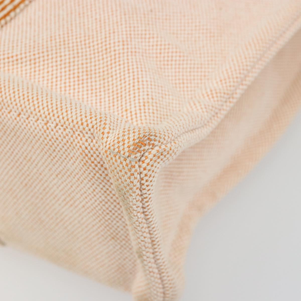 Hermes Fourre Tout Toile Orange Canvas Tote Bag Bag (Pre-Owned)