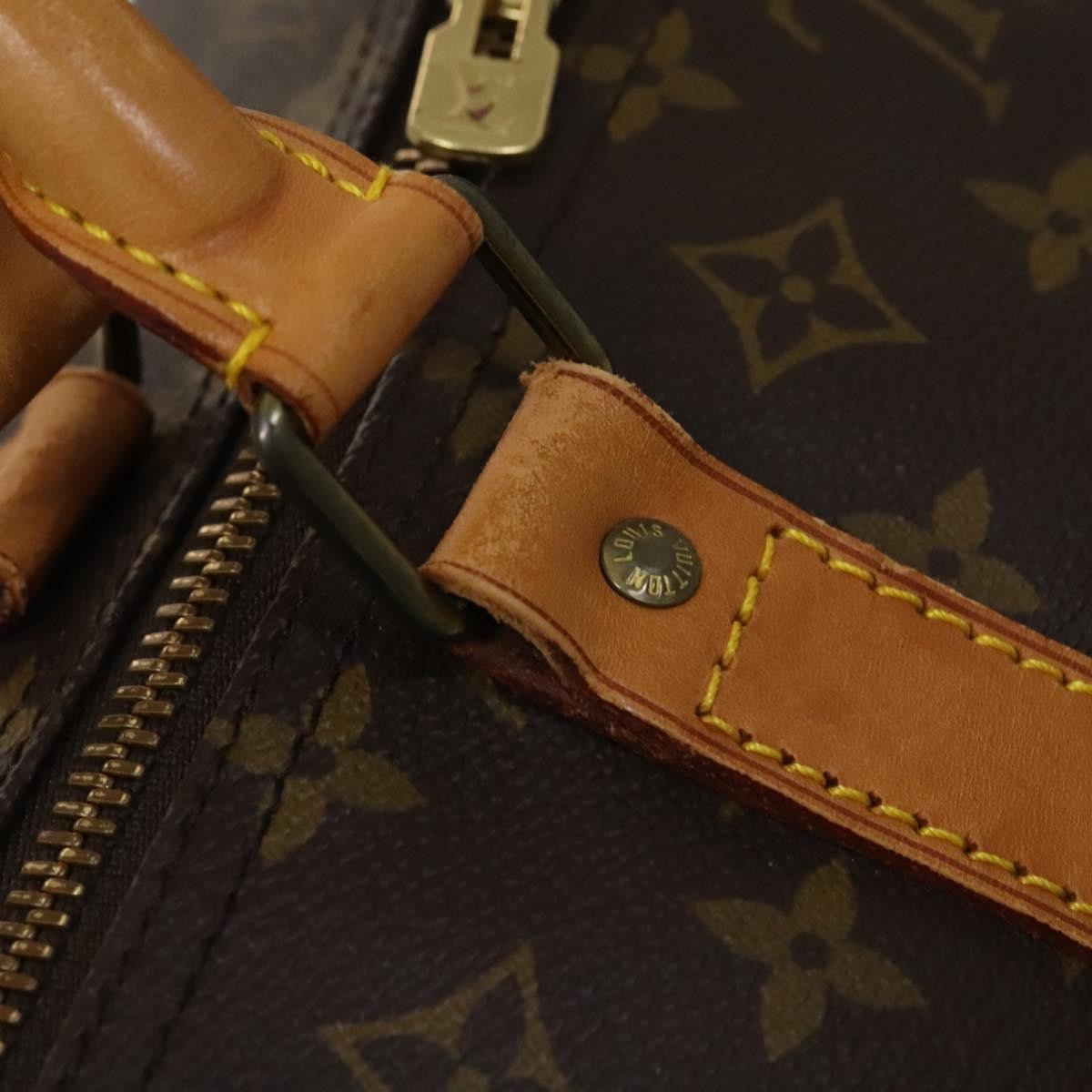 Louis Vuitton Keepall Monogram Canvas Brown Canvas Travel Bag Bag (Pre-Owned)