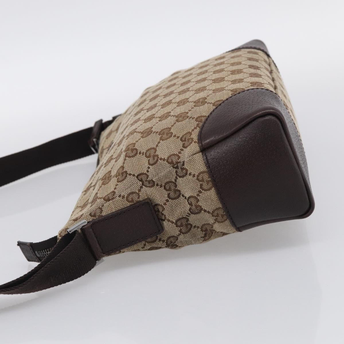 Gucci Joy Messenger Gg Canvas Brown Canvas Handbag (Pre-Owned)