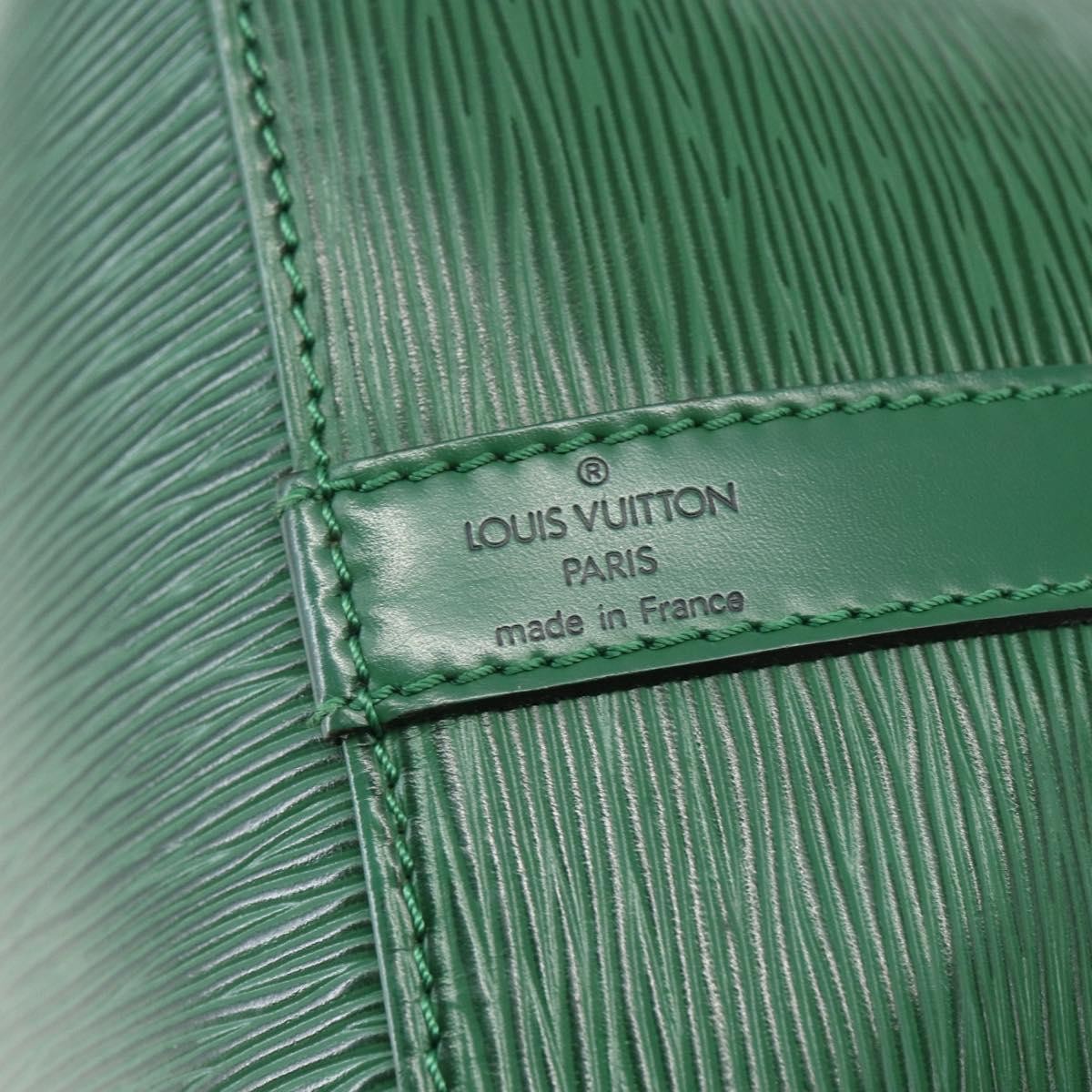 Louis Vuitton Petit Noe Epi Leather Green Leather Shoulder Bag Bag (Pre-Owned)