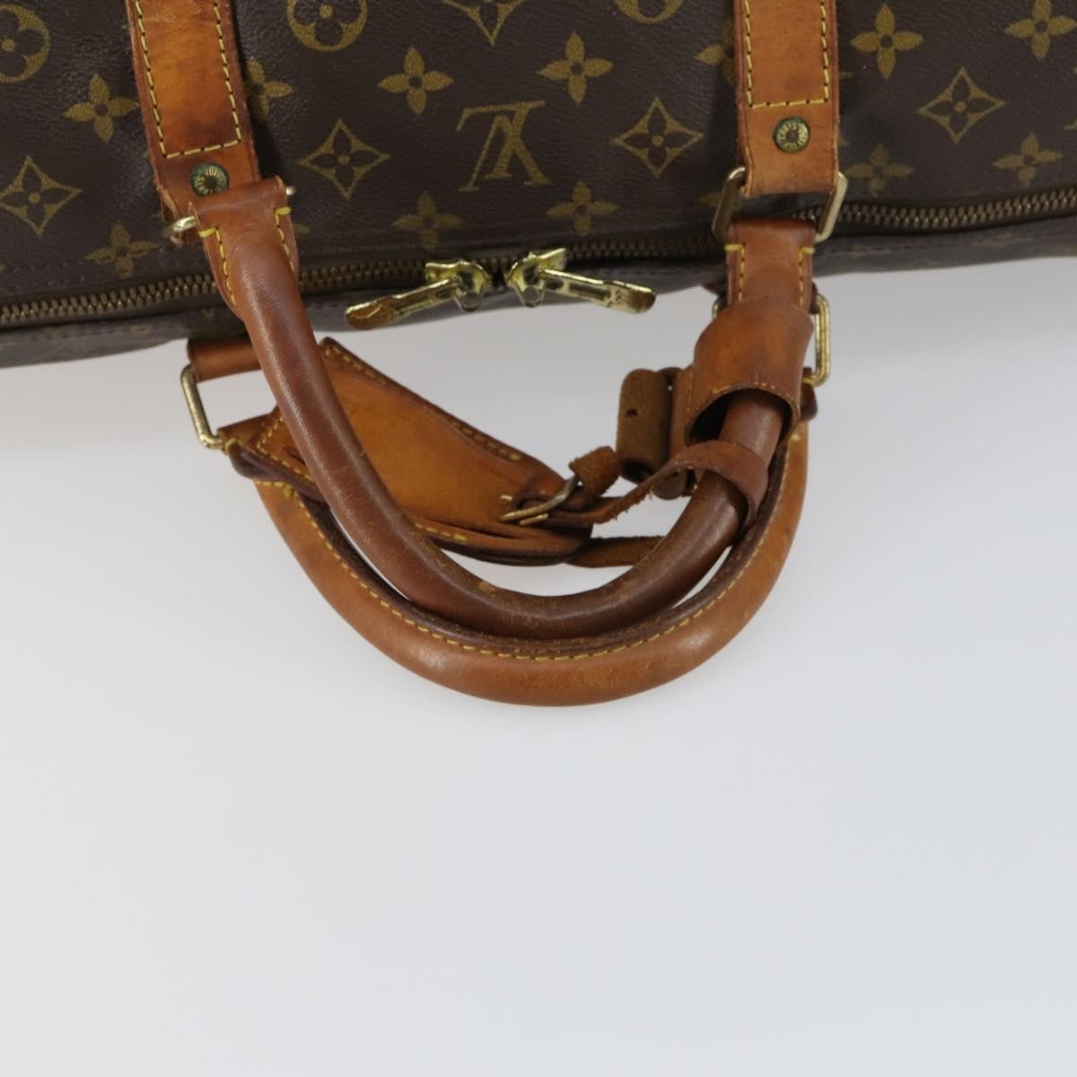 Louis Vuitton Keepall Monogram Canvas Brown Canvas Travel Bag Bag (Pre-Owned)