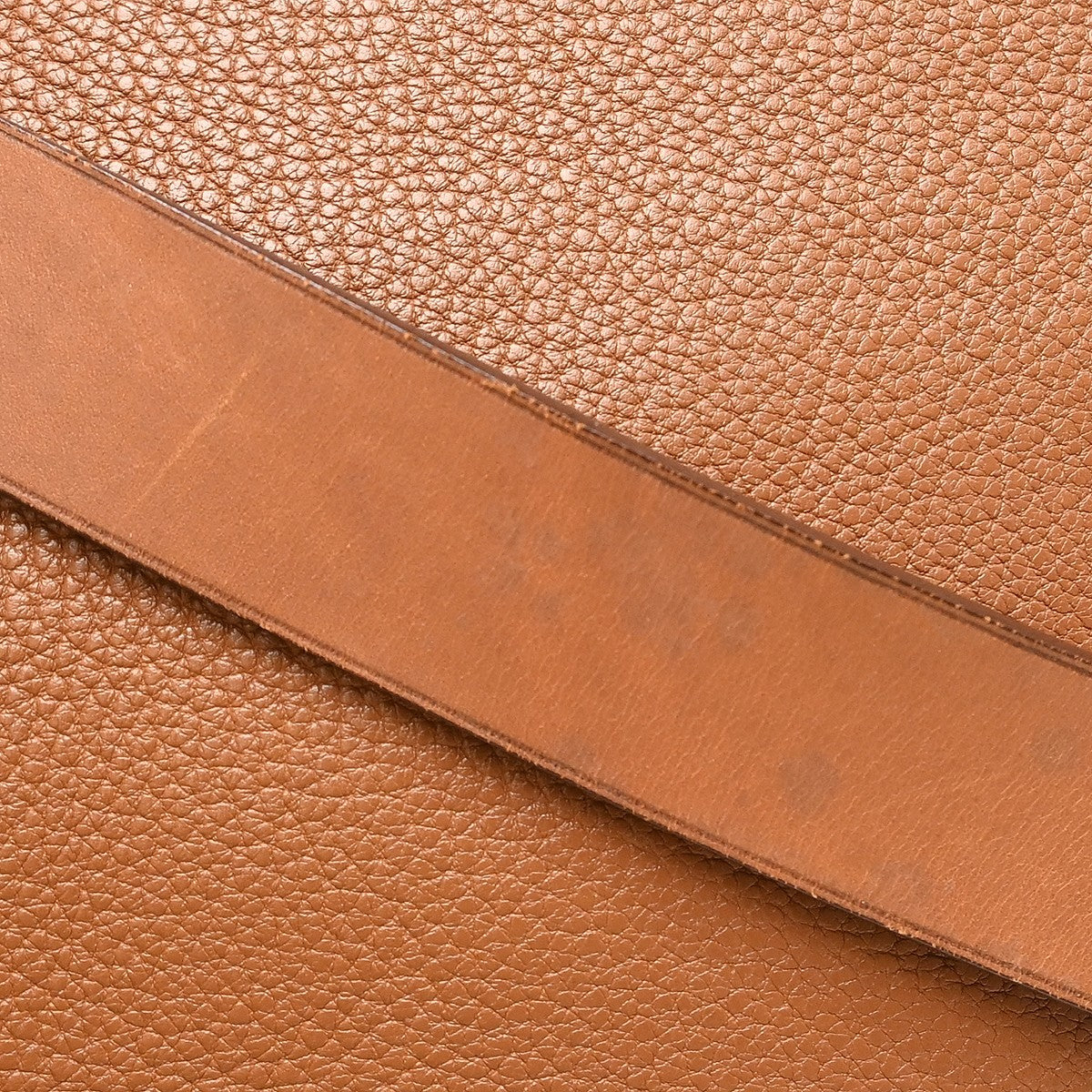 Hermes Barda Messenger Clemence Brown Leather Shoulder Bag Bag (Pre-Owned)