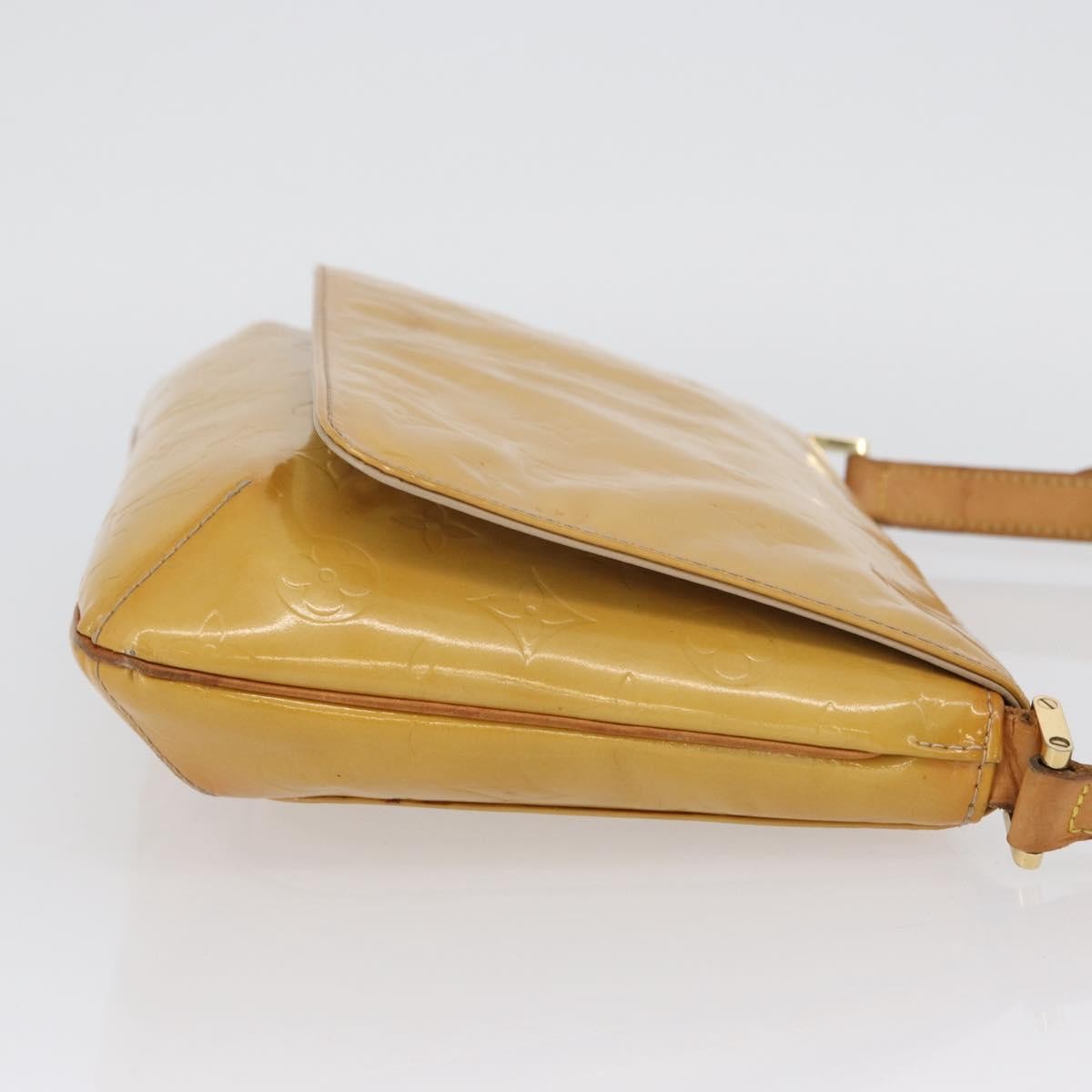 Louis Vuitton Thompson Street Monogram Vernis Beige Patent_Leather Shoulder Bag Bag (Pre-Owned)
