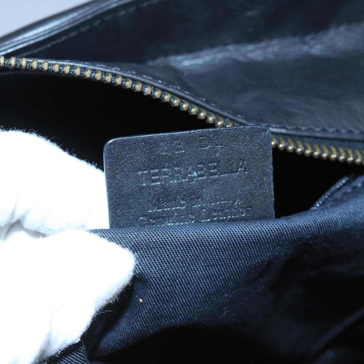 Bally Vintage Leather Black Leather Tote Bag Bag (Pre-Owned)