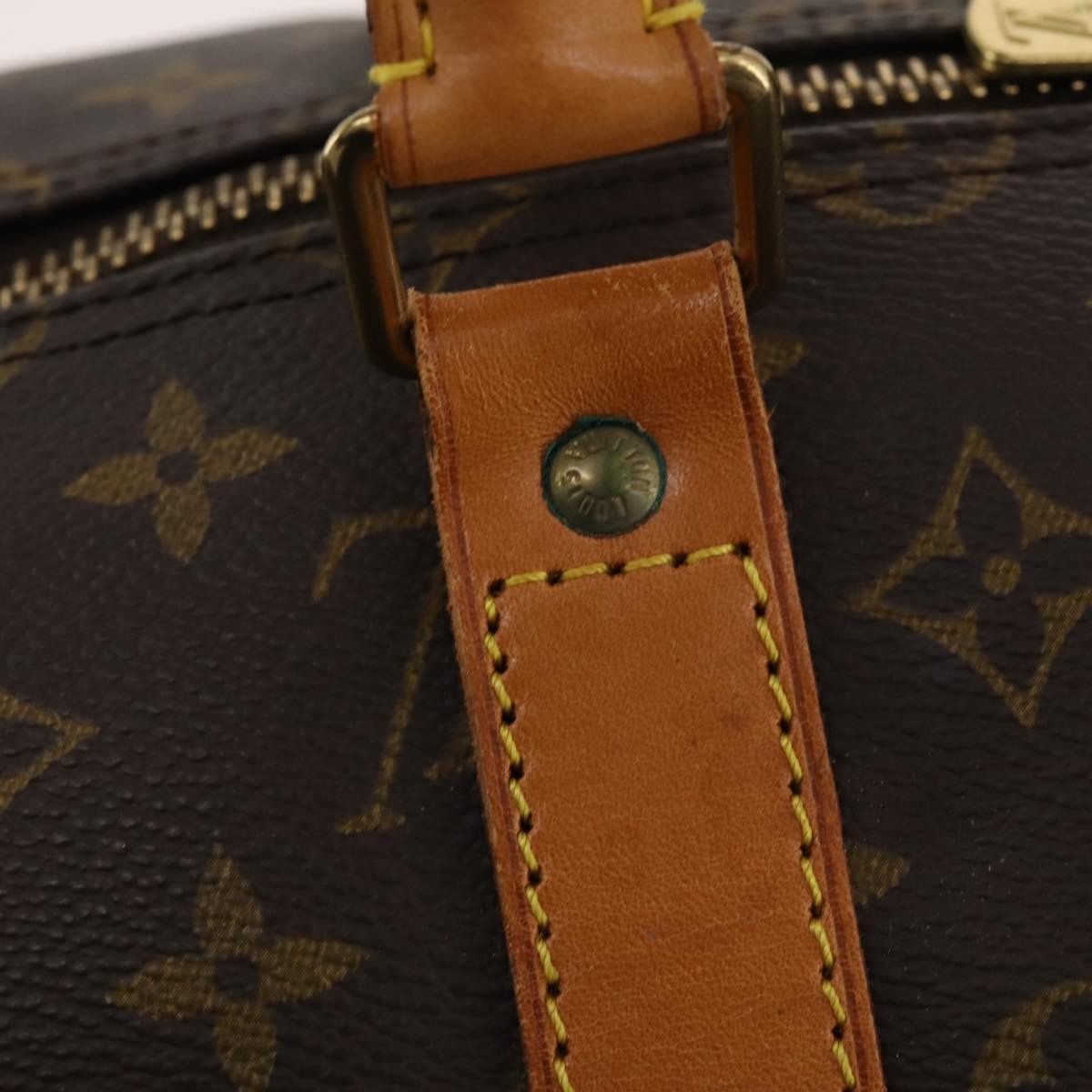 Louis Vuitton Keepall Monogram Canvas Brown Canvas Travel Bag Bag (Pre-Owned)