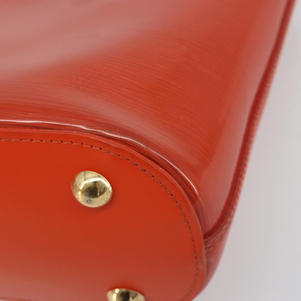 Louis Vuitton Plage Lagoon Bay Vinyl Epi Leather Orange Leather Tote Bag Bag (Pre-Owned)