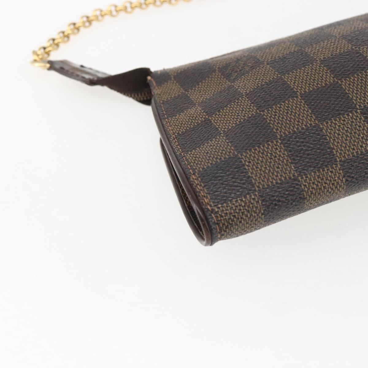 Louis Vuitton Sophie Damier Ebene Brown Canvas Clutche & Pouche Bag (Pre-Owned)