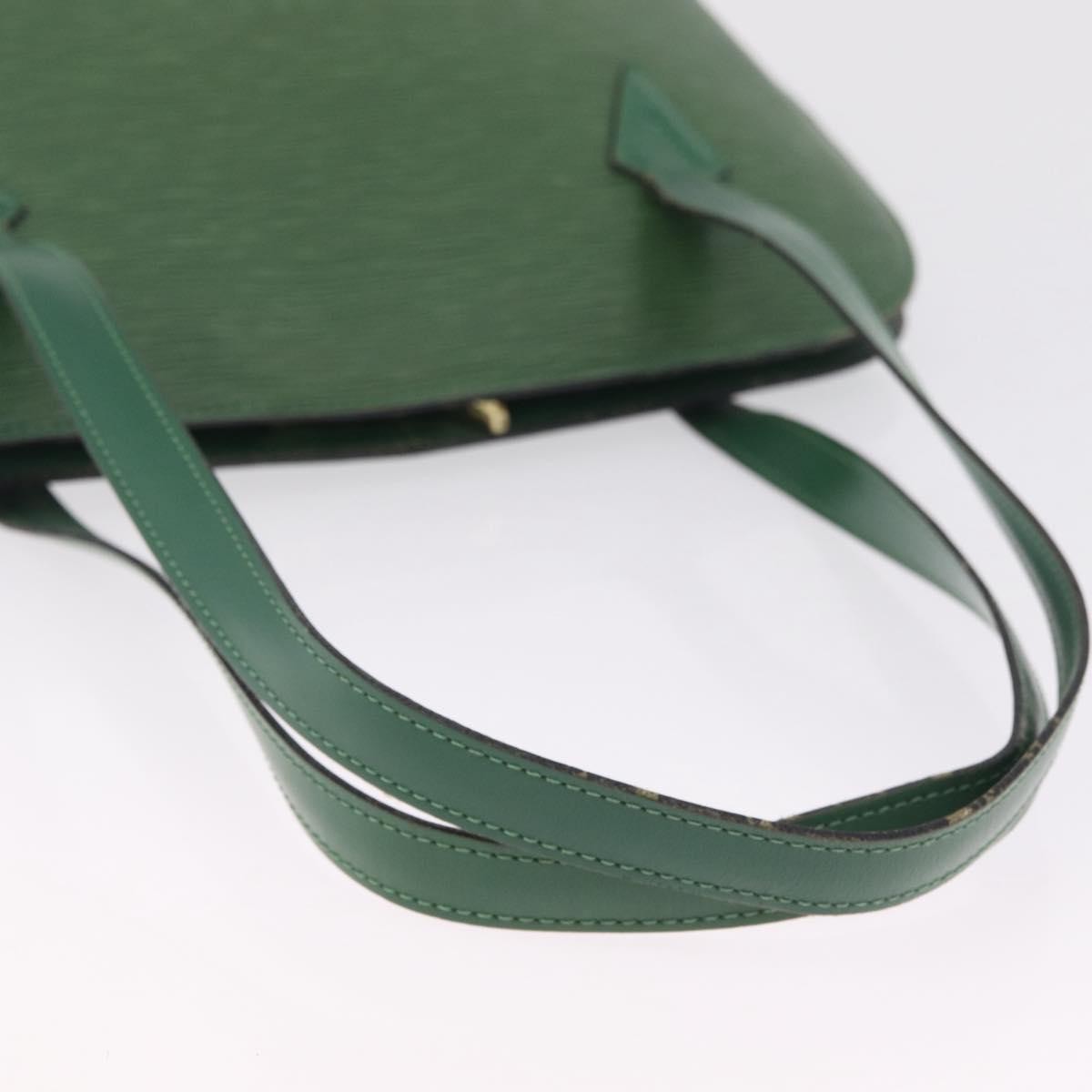 Louis Vuitton Lussac Epi Leather Green Leather Handbag (Pre-Owned)