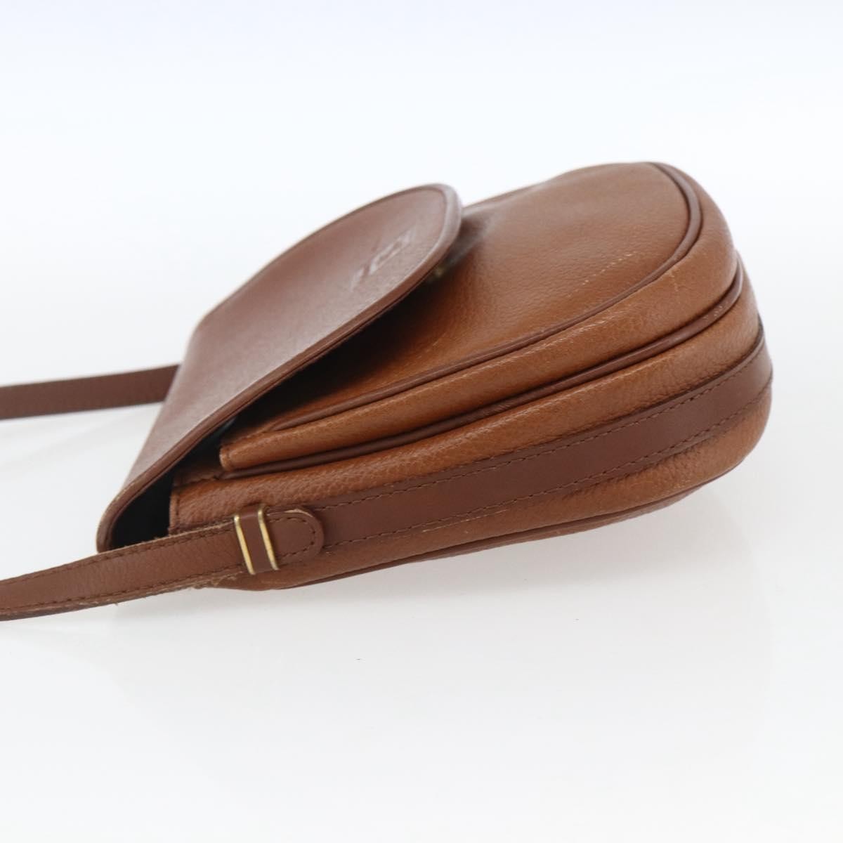 Burberry Vintage Leather Brown Leather Shoulder Bag Bag (Pre-Owned)