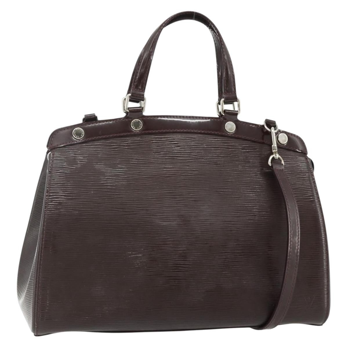 Louis Vuitton Brea Electric Epi Leather Purple Leather Handbag (Pre-Owned)