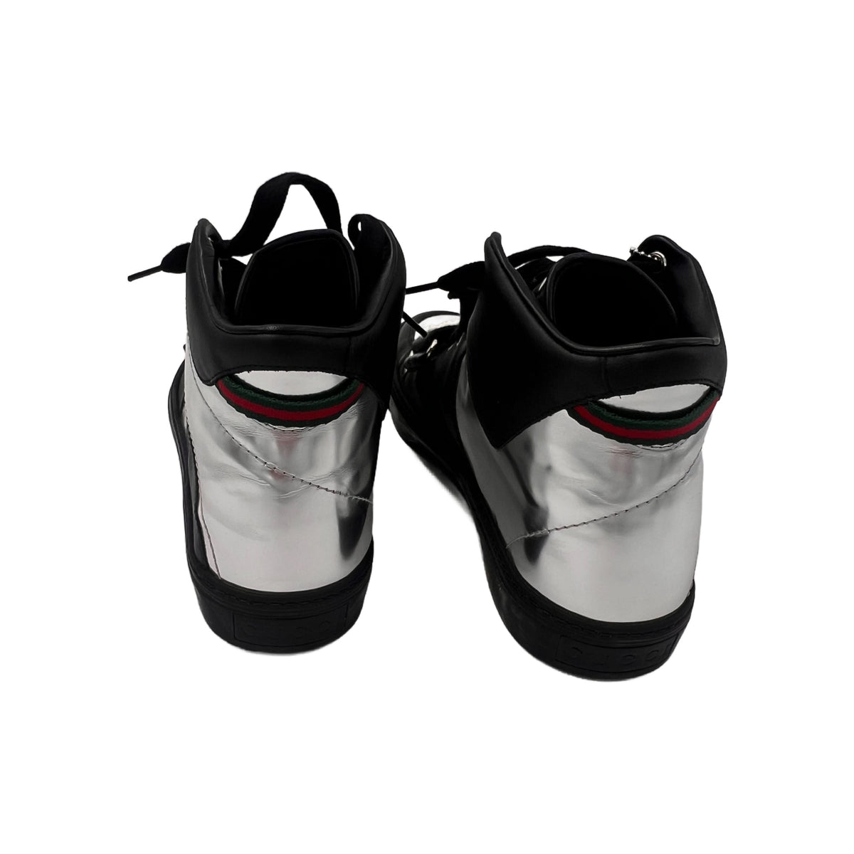 Gucci Men's Ayoyo Black and Silver Sneakers (8.5 G / 9 US) (Pre-Owned)