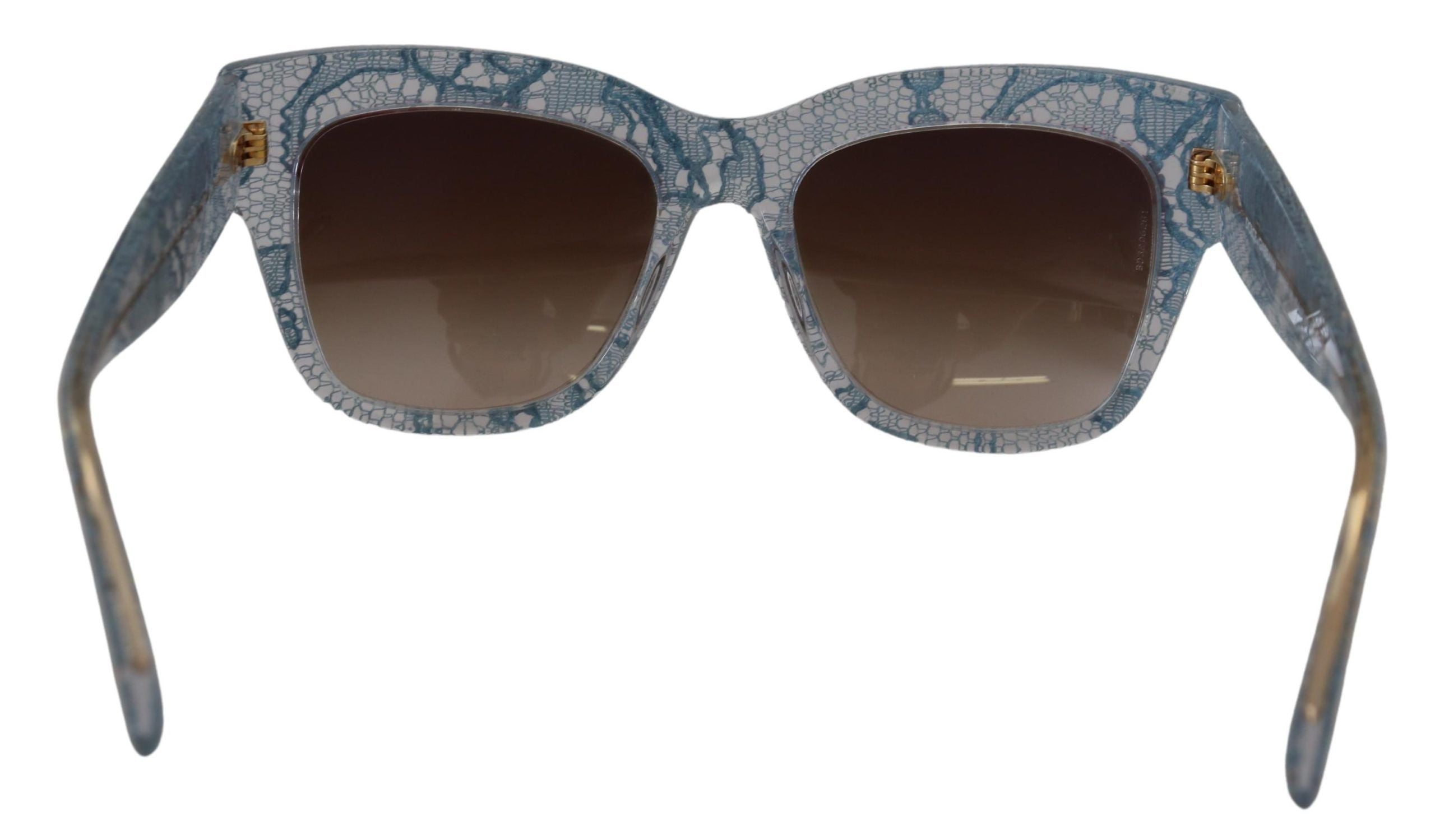 Dolce & Gabbana Elegant Lace-Trimmed Gradient Women's Sunglasses