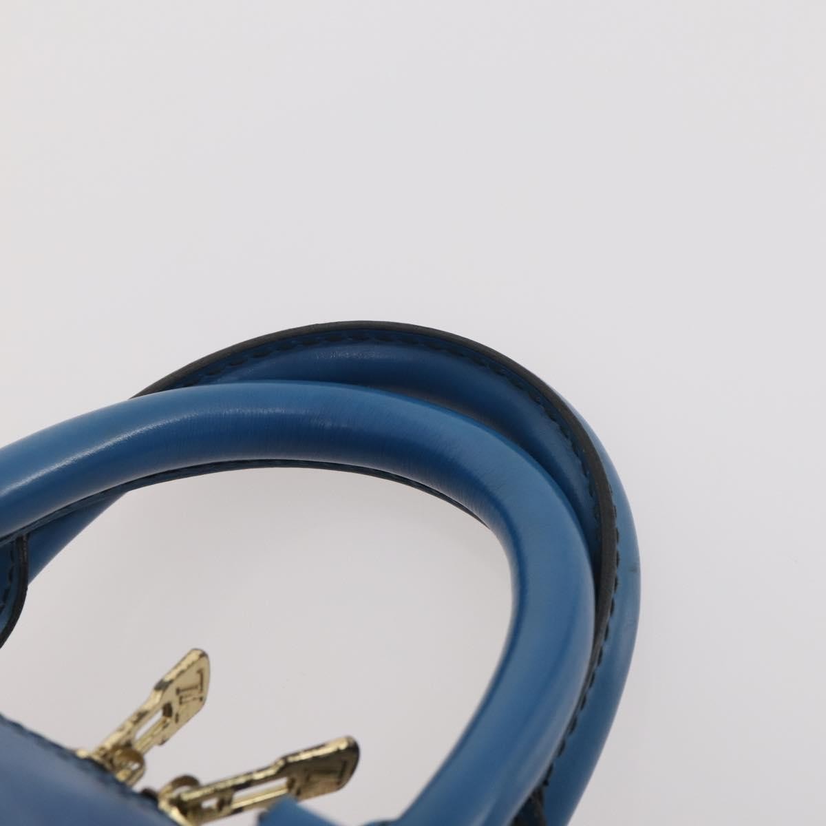 Louis Vuitton Keepall Epi Leather Blue Leather Travel Bag Bag (Pre-Owned)