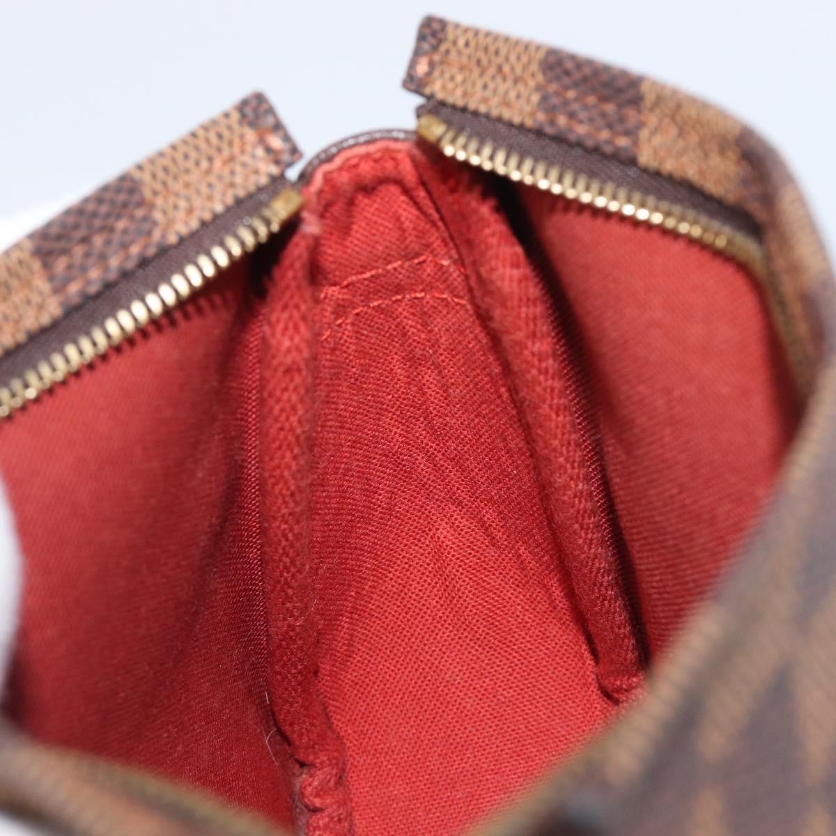 Louis Vuitton Trousse Make Up Damier Brown Canvas Clutche & Pouche Bag (Pre-Owned)