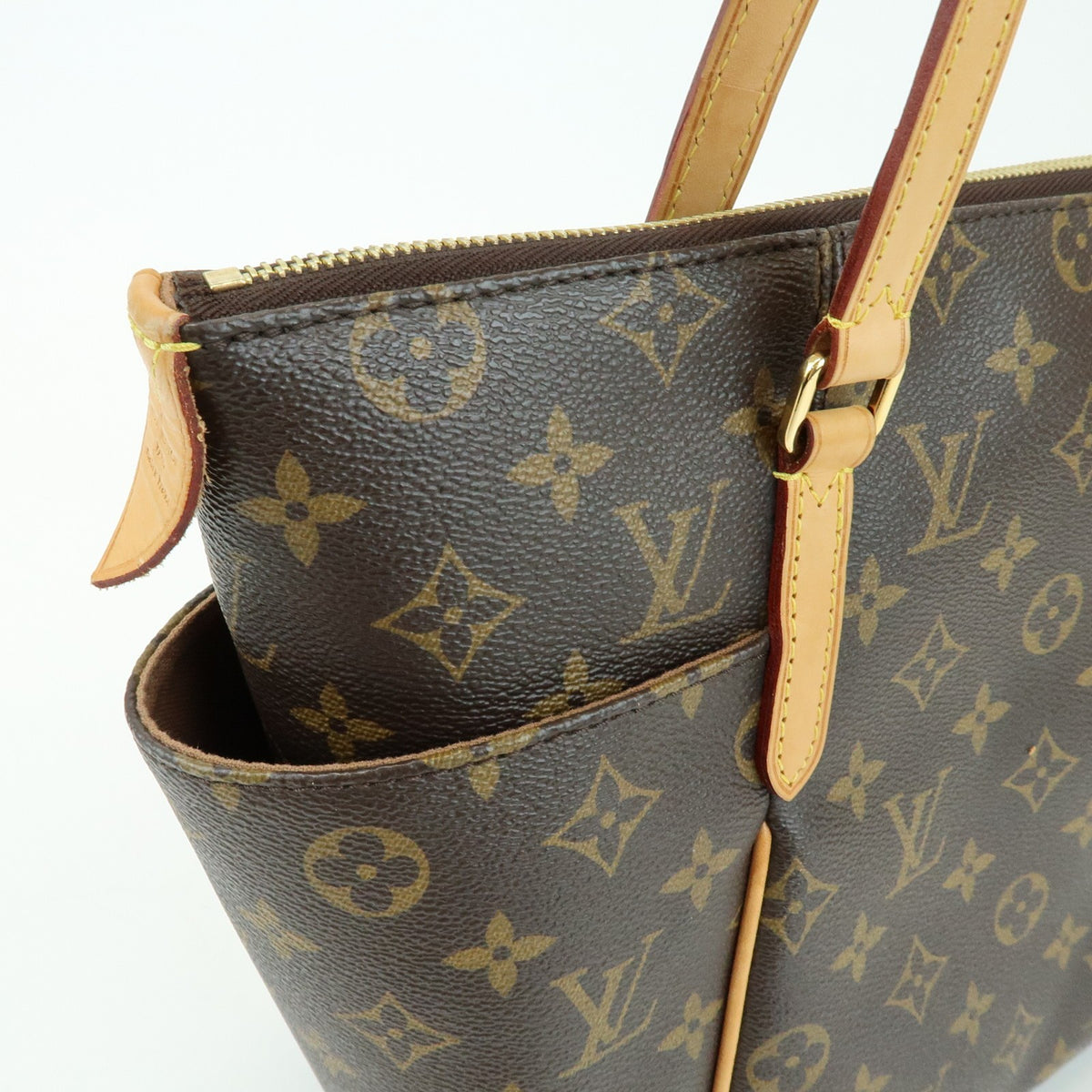 Louis Vuitton Totally Monogram Canvas Brown Canvas Tote Bag Bag (Pre-Owned)