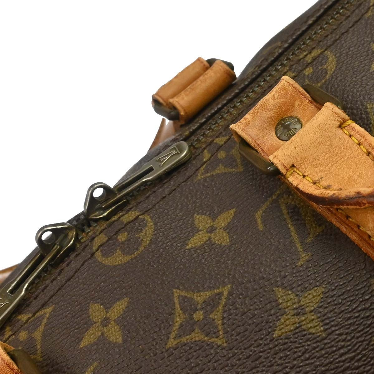 Louis Vuitton Keepall Monogram Canvas Brown Canvas Travel Bag Bag (Pre-Owned)