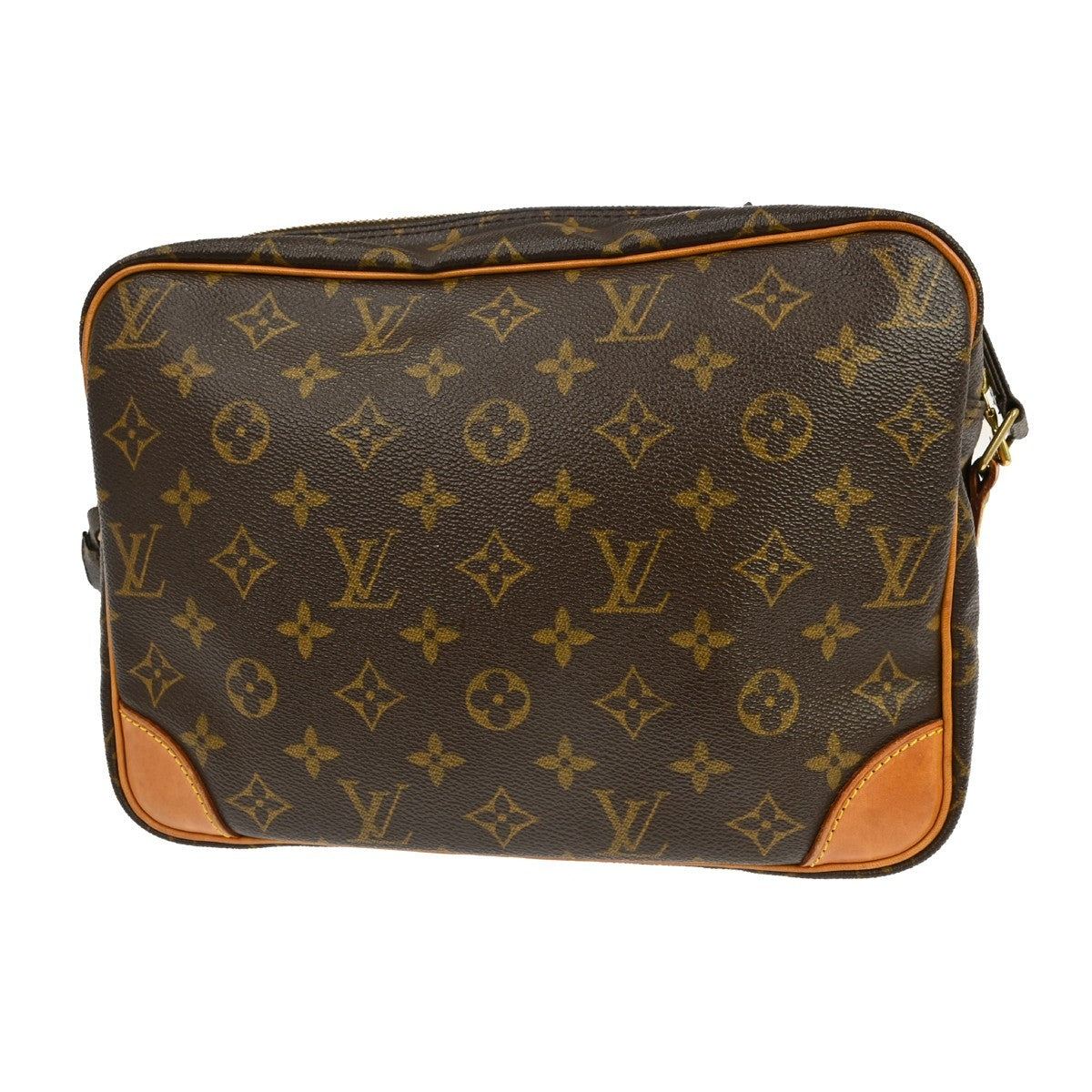 Louis Vuitton Nil Messenger Monogram Canvas Brown Canvas Handbag (Pre-Owned)