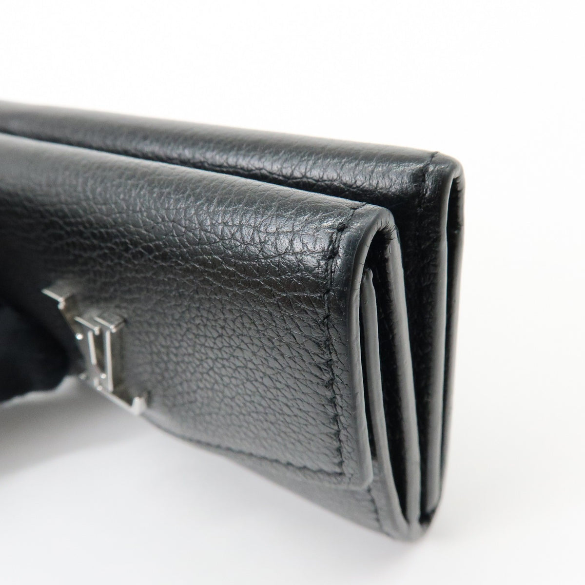 Louis Vuitton Lockmini Leather Black Leather Wallets Accessory (Pre-Owned)