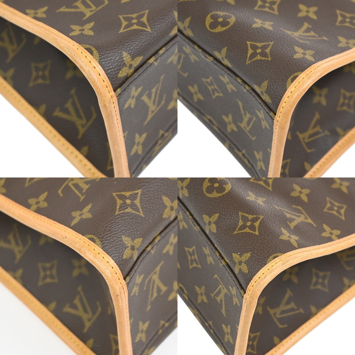 Louis Vuitton Beverly Monogram Canvas Brown Canvas Briefcase Bag (Pre-Owned)