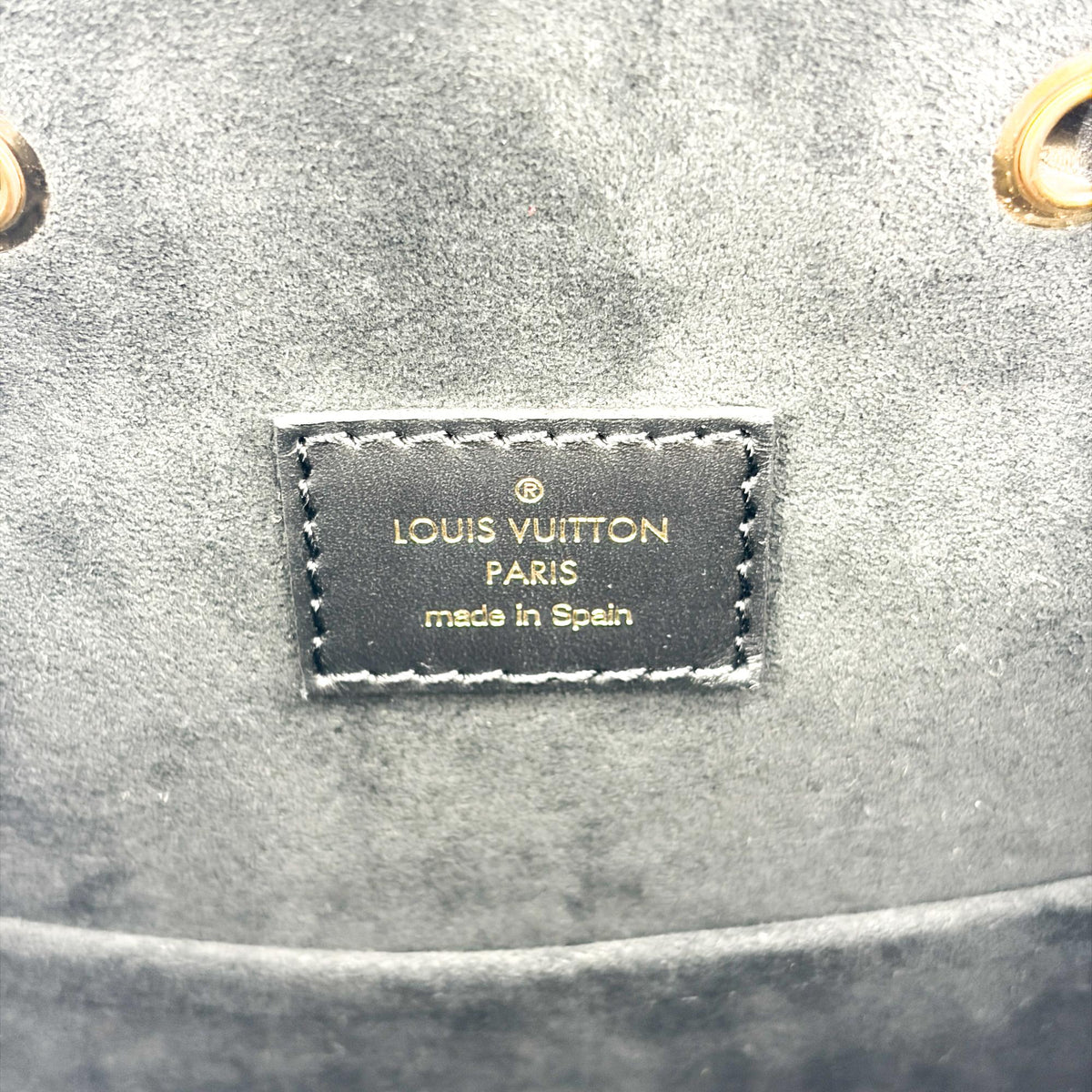 Louis Vuitton Montsouris Nm Monogram Empreinte Leather Black Leather Backpack Bag (Pre-Owned)