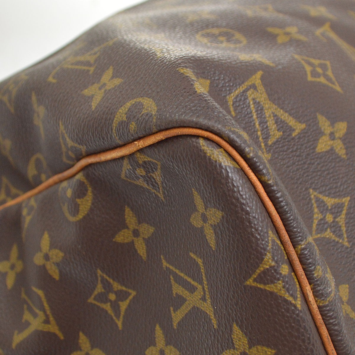 Louis Vuitton Keepall Monogram Canvas Brown Canvas Travel Bag Bag (Pre-Owned)