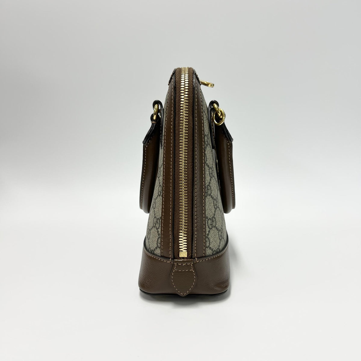 Gucci Horsebit 1955 Gg Coated Canvas With Leather Brown Other Shoulder Bag Bag (Pre-Owned)