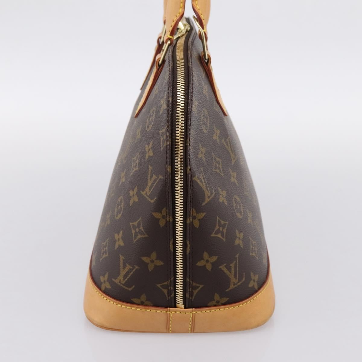 Louis Vuitton Alma Monogram Canvas Brown Canvas Handbag (Pre-Owned)