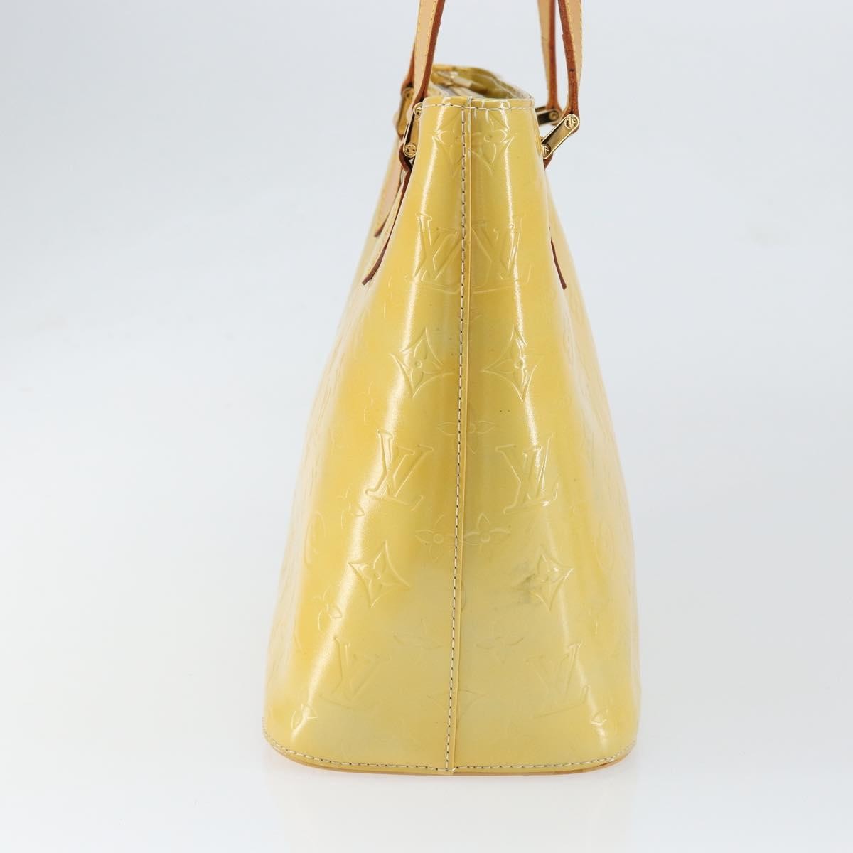 Louis Vuitton Houston Monogram Vernis Yellow Patent_Leather Tote Bag Bag (Pre-Owned)