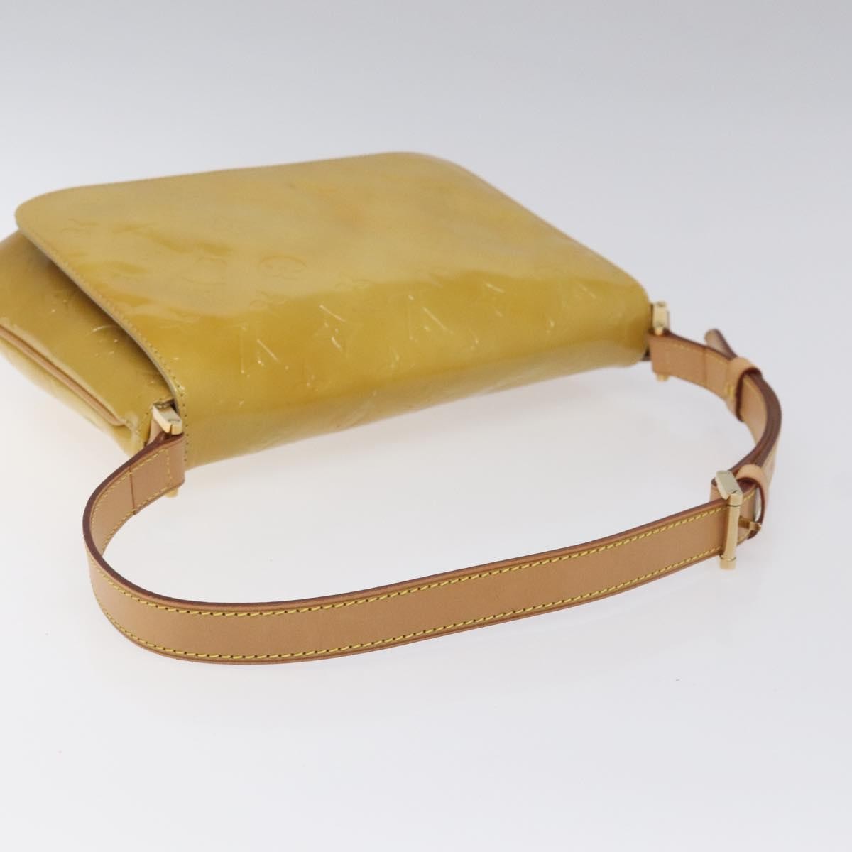 Louis Vuitton Thompson Street Monogram Vernis Beige Patent_Leather Shoulder Bag Bag (Pre-Owned)