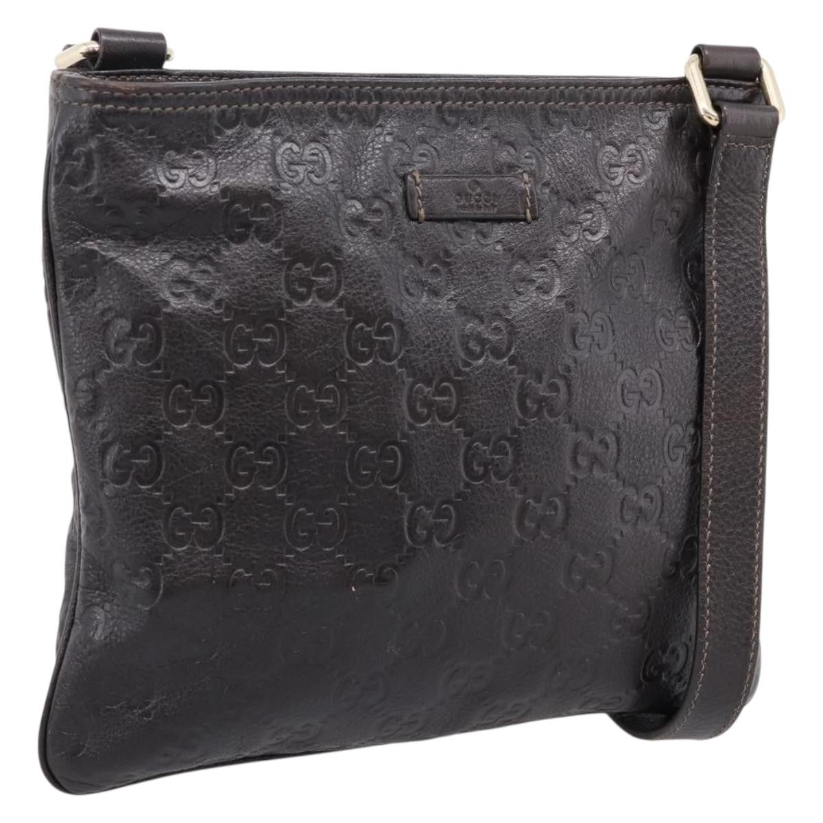 Gucci Crossbody Guccissima Leather Brown Leather Crossbody Bag Bag (Pre-Owned)