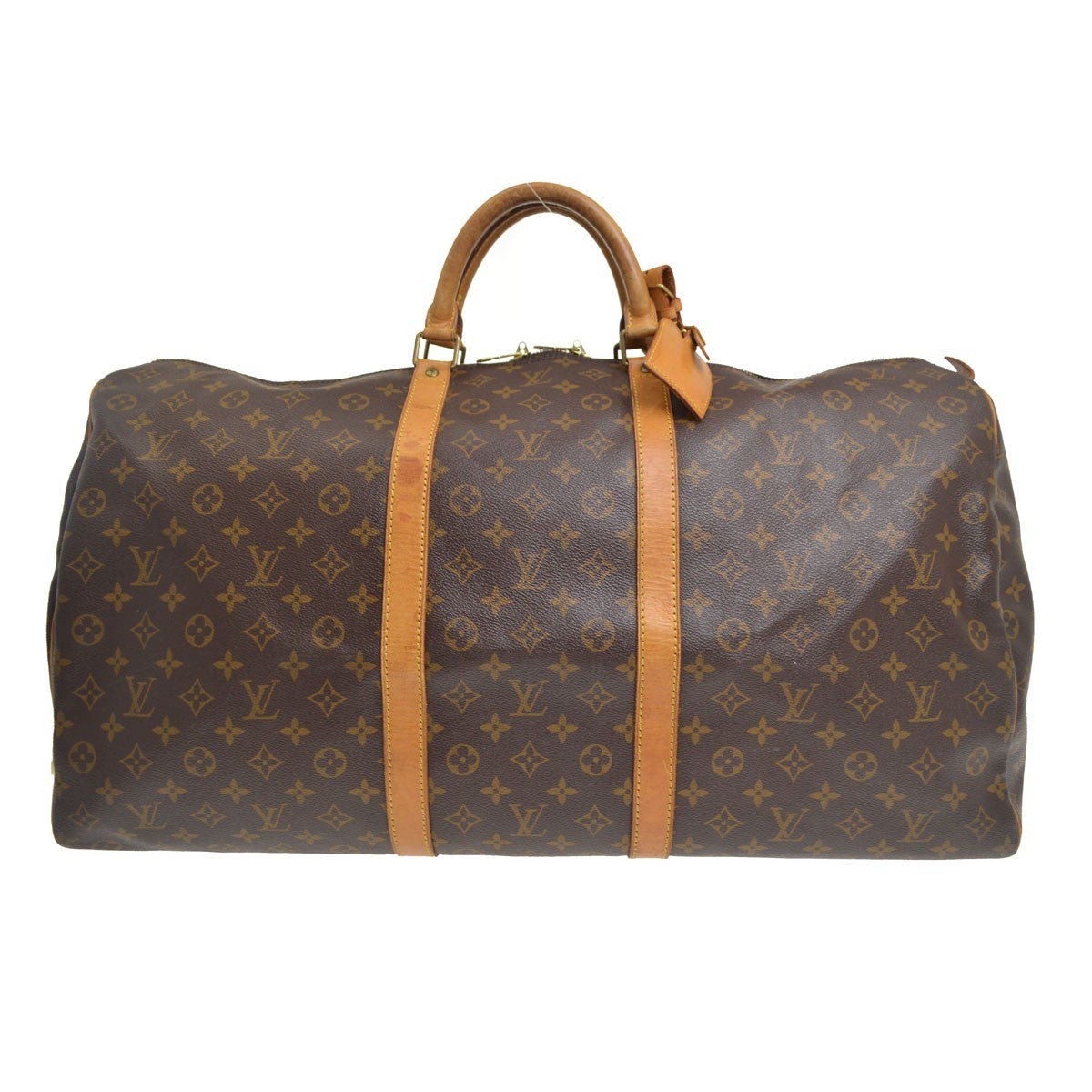 Louis Vuitton Keepall Monogram Multicolor Brown Canvas Travel Bag Bag (Pre-Owned)