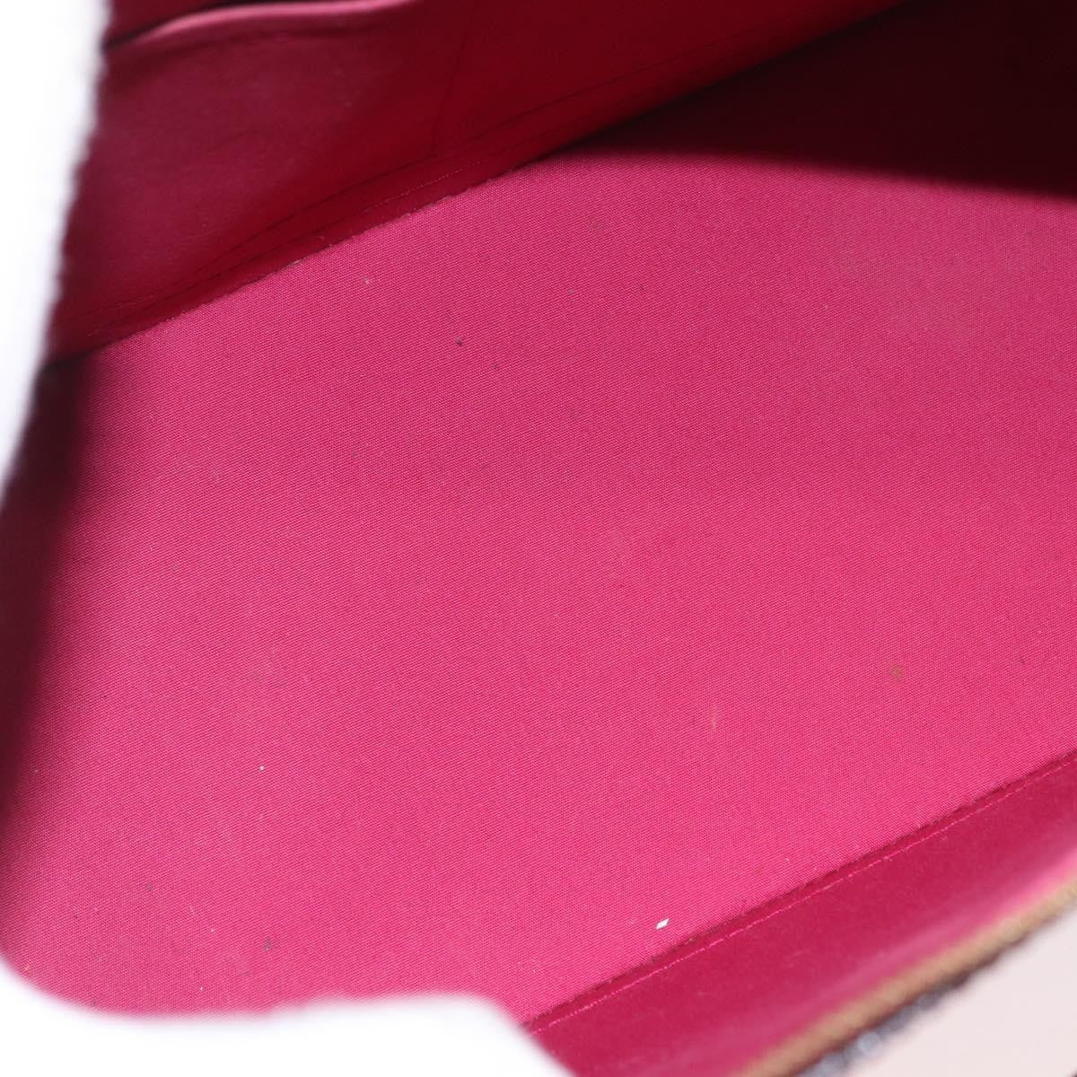 Louis Vuitton Alma Monogram Vernis Pink Patent_Leather Handbag (Pre-Owned)
