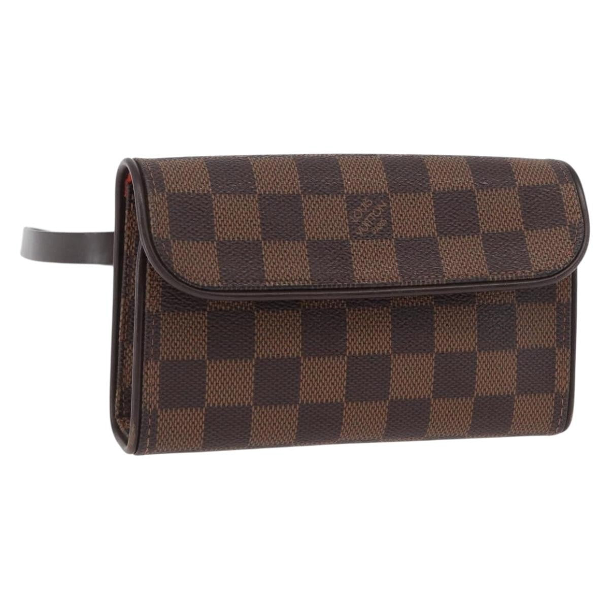 Louis Vuitton Florentine Waist Monogram Canvas Brown Canvas Clutche & Pouche Bag (Pre-Owned)